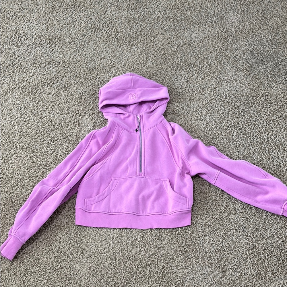 RARE- Lululemon Athletica oversized scuba zip up